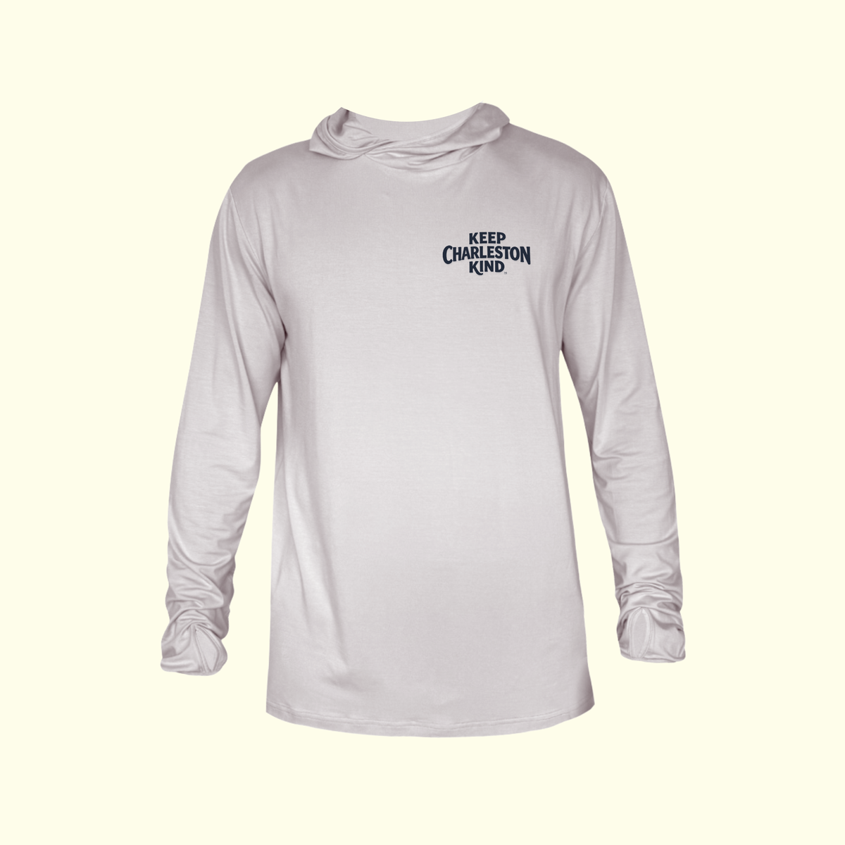 Keep Charleston Kind Bamboo Lightweight Hoodie - Grey